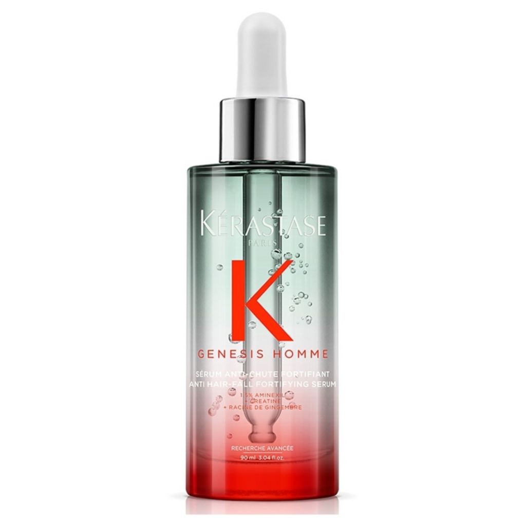 Kérastase Genesis Homme, Anti-Hair Fall Fortifying Hair Serum, for Weakened Hair With Aminexil 90ml