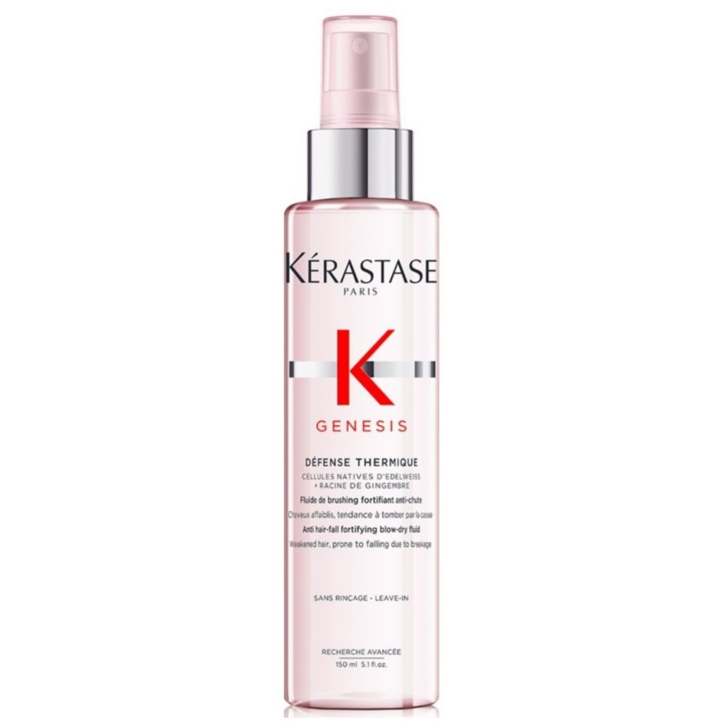 Kérastase Genesis, Nourishing  Blow-dry Spray Cream, For Weakened Hair, With Ginger Root, Defence Thermique, 150ml