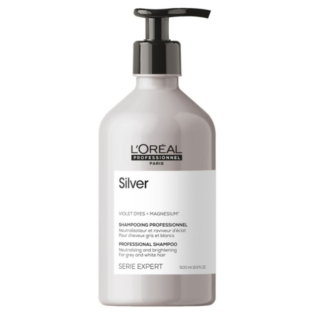 L’Oréal Professionnel Serie Expert Silver Shampoo For Neutralising and Brightening Hair 500ml
