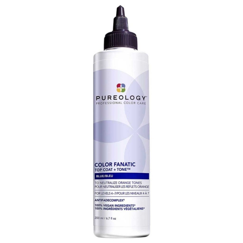 Pureology Color Fanatic Top Coat + Tone Blue Color Glaze Toner 200ml