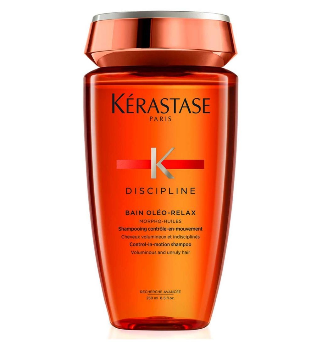 Kérastase Discipline, Oil-infused Anti-Frizz Shampoo, For Voluminous & Unruly Hair, With Marula Oil, Bain Oleo Relax, 250ml
