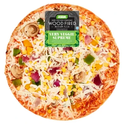 ASDA Very Veggie Supreme Medium Woodfired Pizza