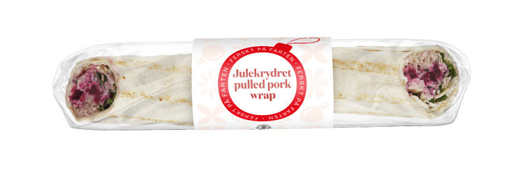 Wrap Pulled Pork Julekrydret 270g