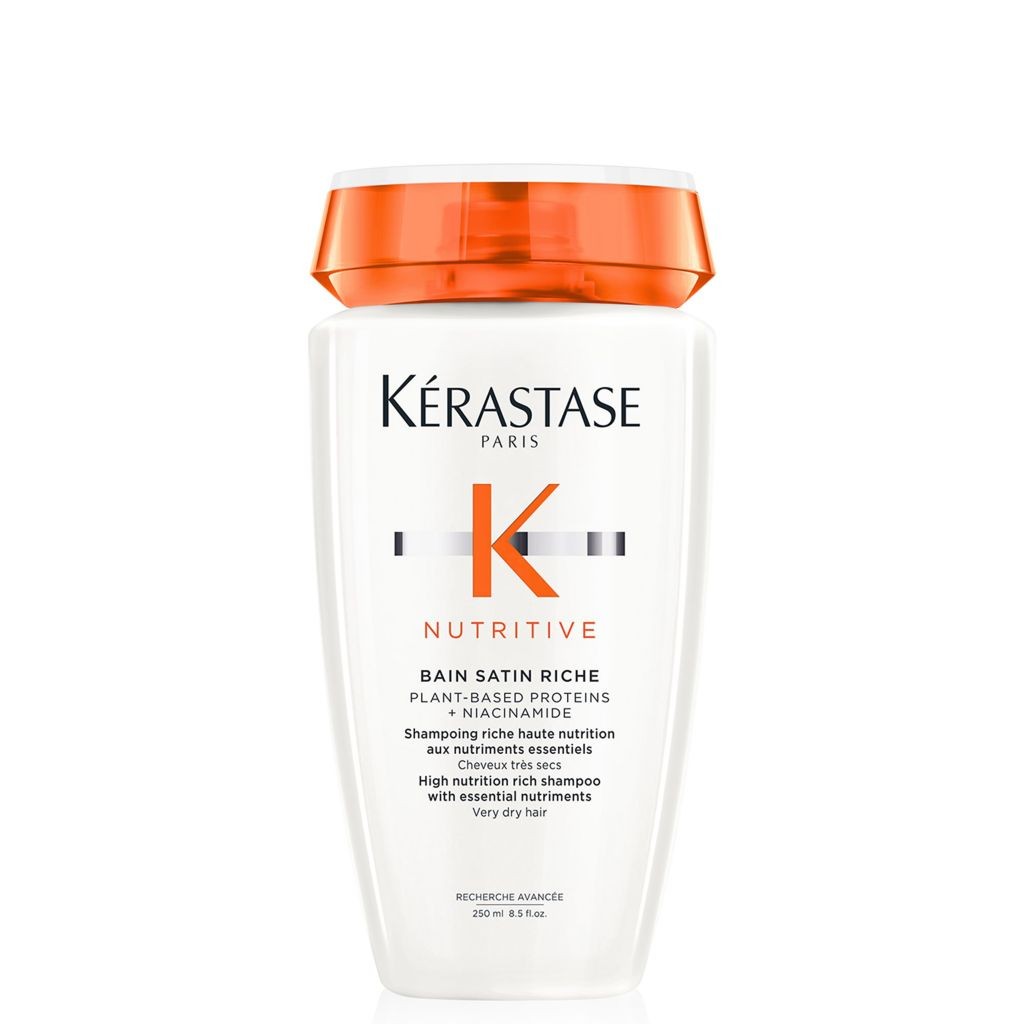Kérastase Nutritive, High Nutrition Rich Shampoo for Very Dry Hair, Protein Enriched Formula With Niacinamide 250ml