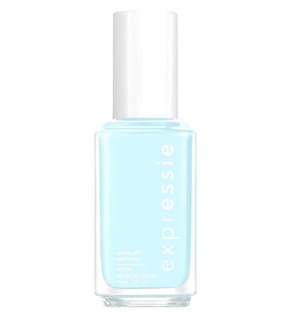Essie Expressie Quick Dry Light Blue Nail Polish Life in 4D