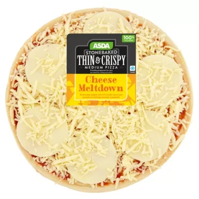 ASDA Cheese Meltdown Medium Thin Stonebaked Pizza