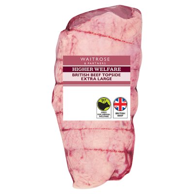 Waitrose British Beef Topside Extra Large