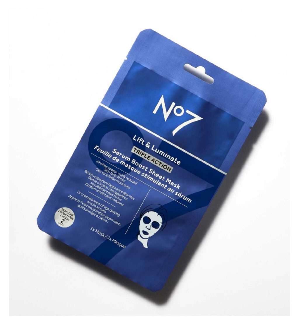 No7 Lift And Luminate Triple Action Serum Sheet Face Mask
