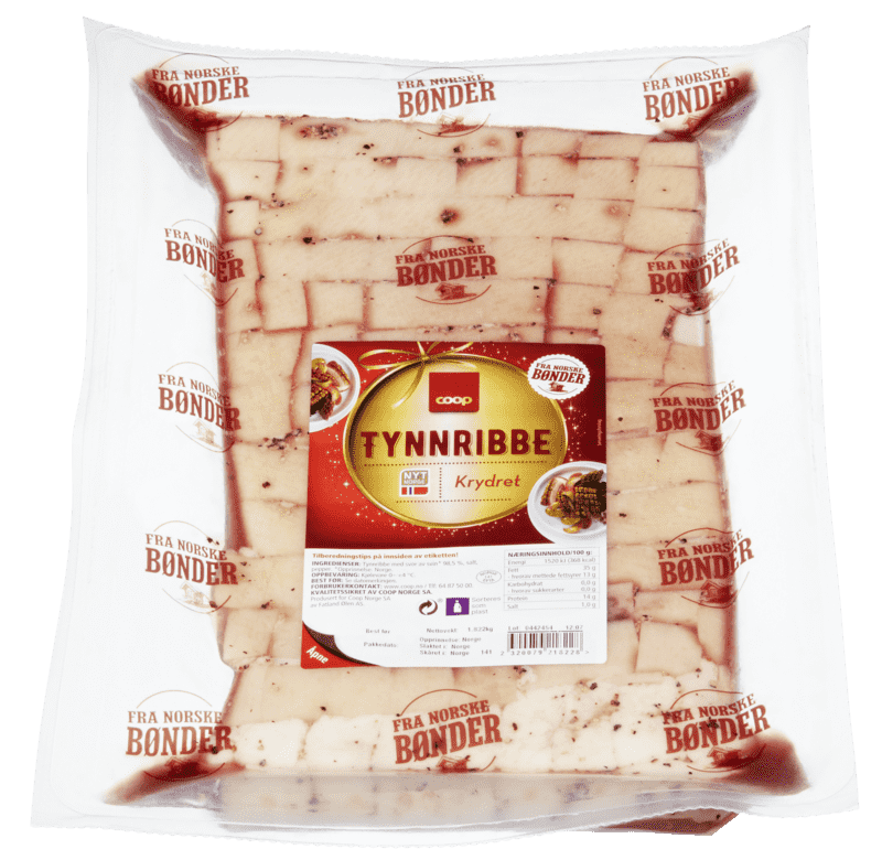 Coop Krydret Tynnribbe ca 2,3kg
