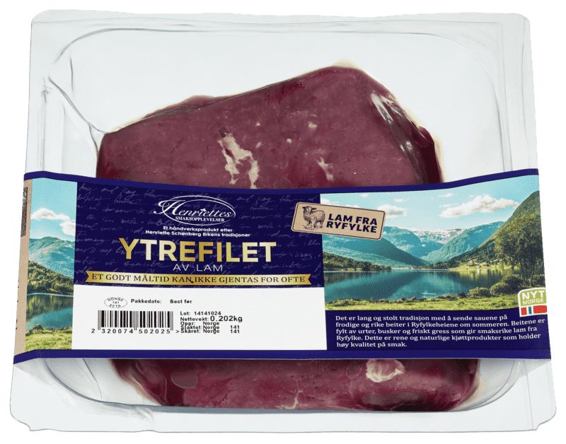 Henriettes Ytrefilet av Lam ca 250g