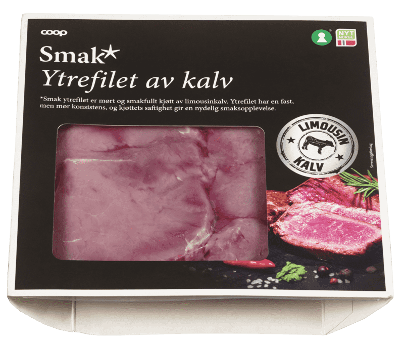 Coop Smak Ytrefilet av Kalv ca 340g
