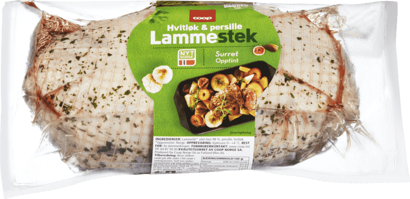 Coop Surret Lammestek med Hvitløk og Persille