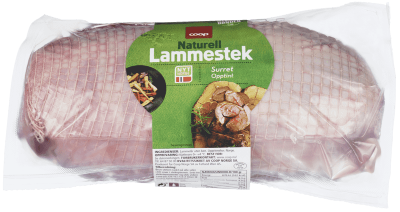 Coop Surret Lammestek ca 1,5kg