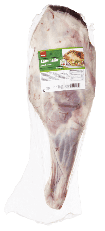 Coop Lammelår med Ben ca 3kg