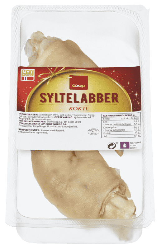 Coop Kokte Syltelabber ca 400g