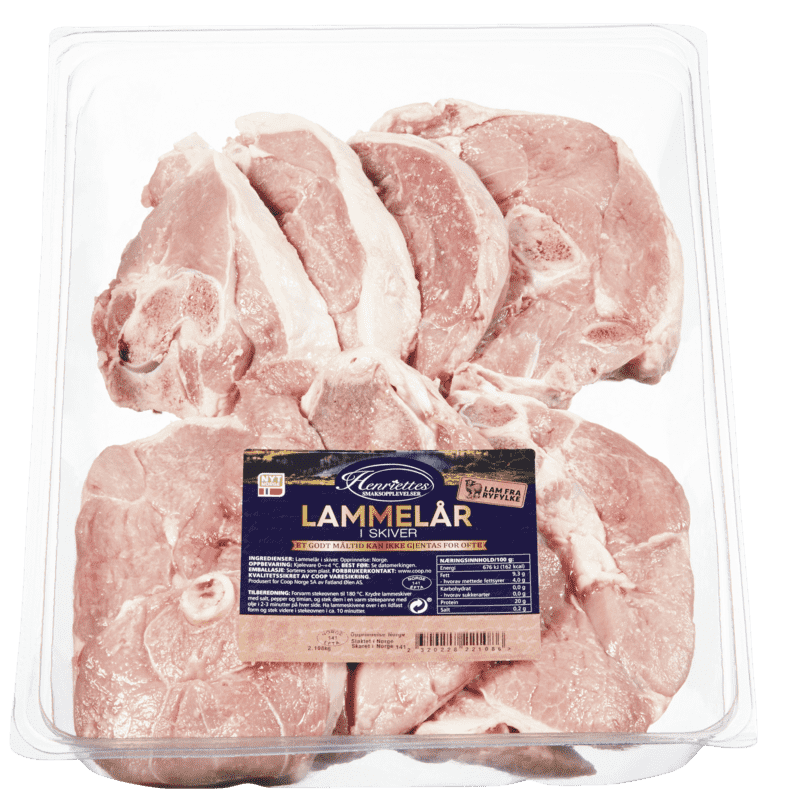 Henriettes Skivede Lammelår 2,5kg