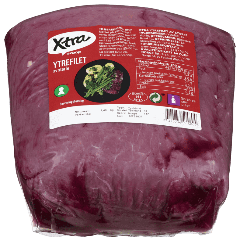 X-tra Ytrefilet Bit ca 800g