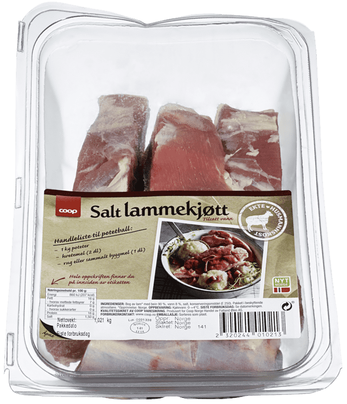 Coop Husmann Lammekjøtt med Ben ca 1kg