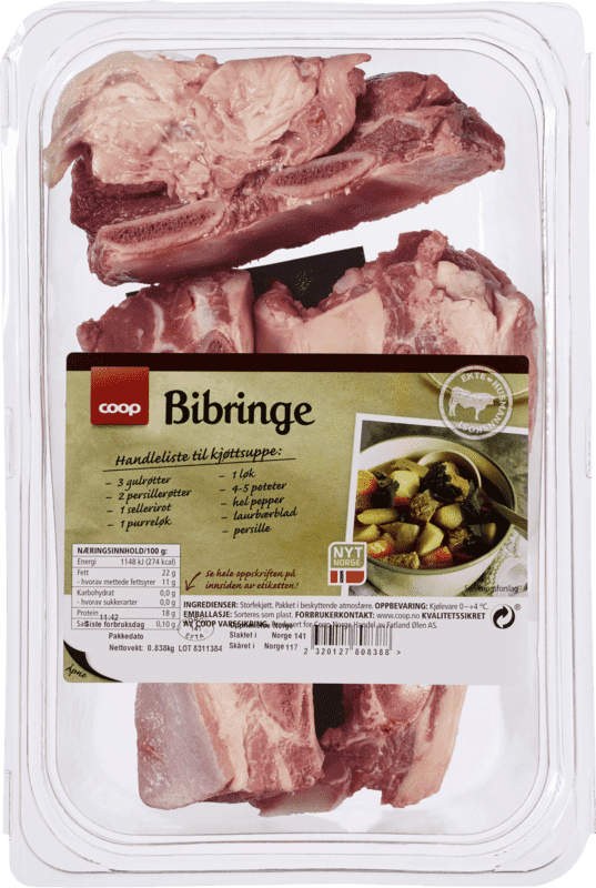 Coop Husmann Bibringe med Ben ca 1kg