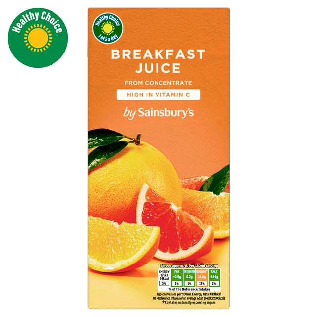 Sainsbury's Breakfast Juice from Concentrate 1L
