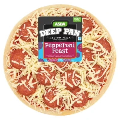 ASDA Pepperoni Feast Medium Deep Pan Pizza