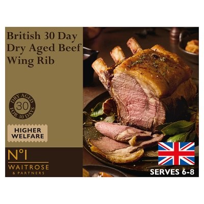 No.1 British 30 Day Dry Aged Beef Wing Rib