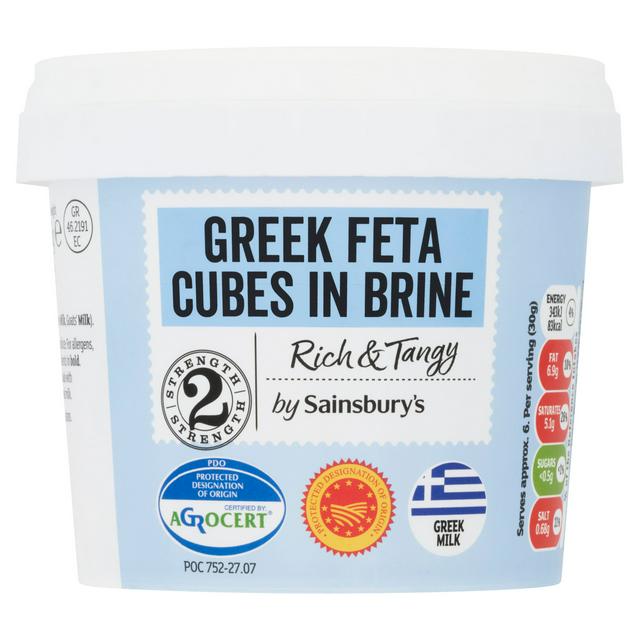 Sainsbury's Greek Feta Cubes In Brine 390g
