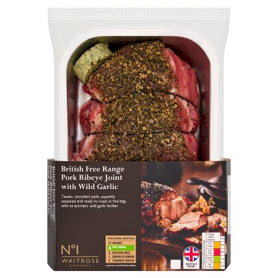 No.1 Free Range Pork Ribeye Joint with Wild Garlic