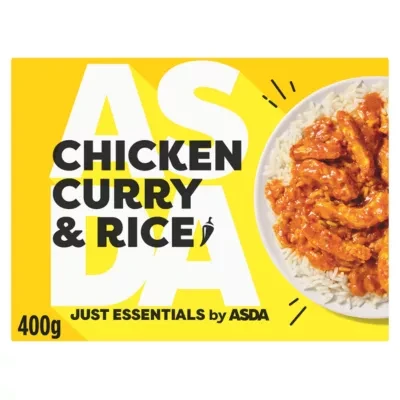 JUST ESSENTIALS by ASDA Chicken Curry & Rice 400g