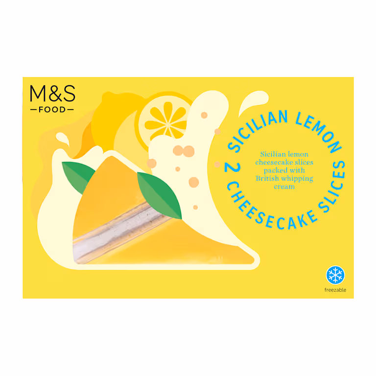 M&S Sicilian Lemon Cheesecake Slices