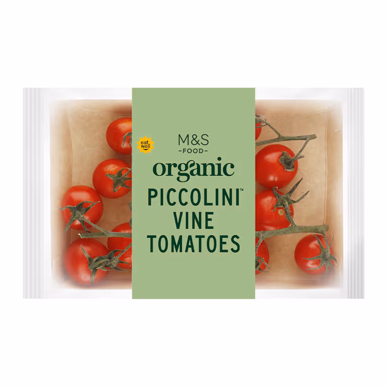 M&S Organic Vine Ripened Piccolini Cherry Tomatoes