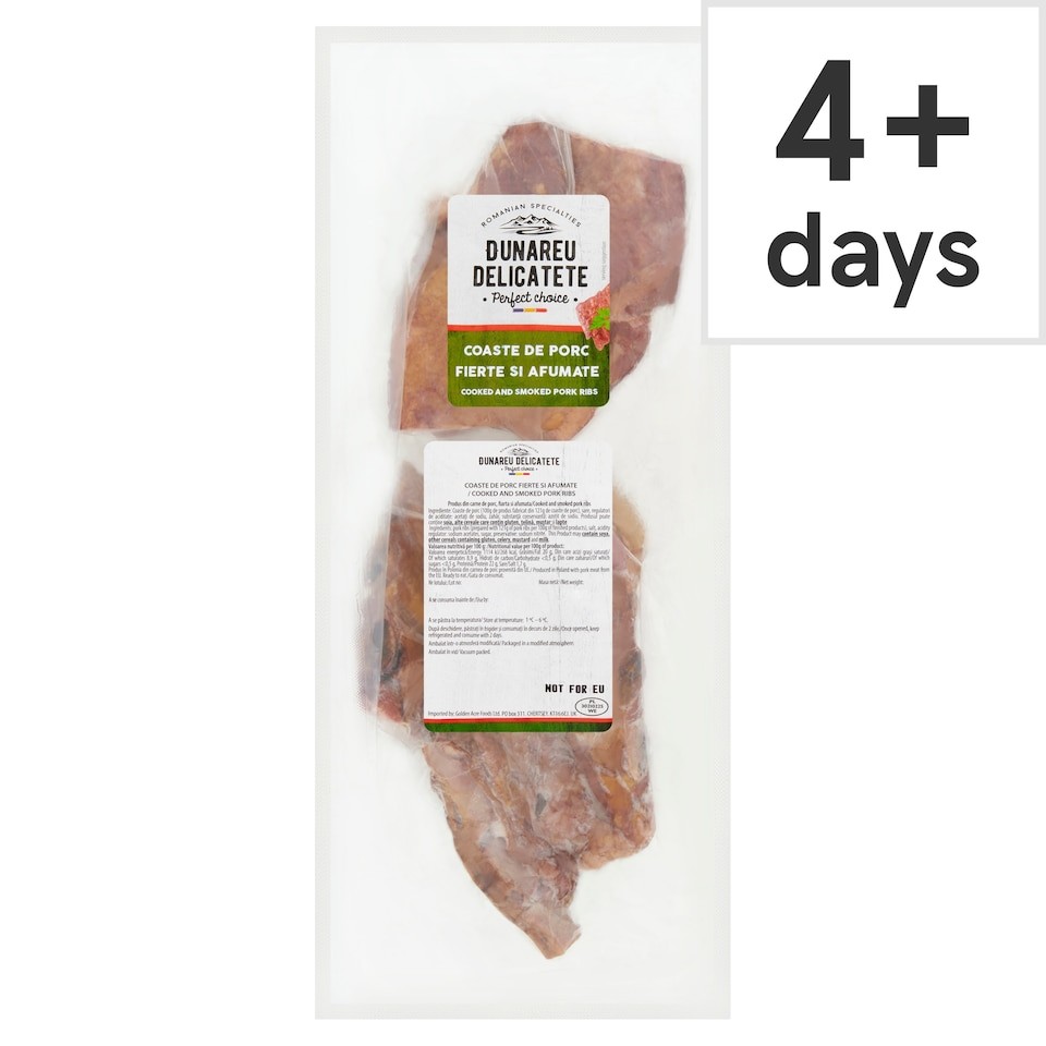 Dunareu Delicatete Smoked & Cooked Pork Ribs