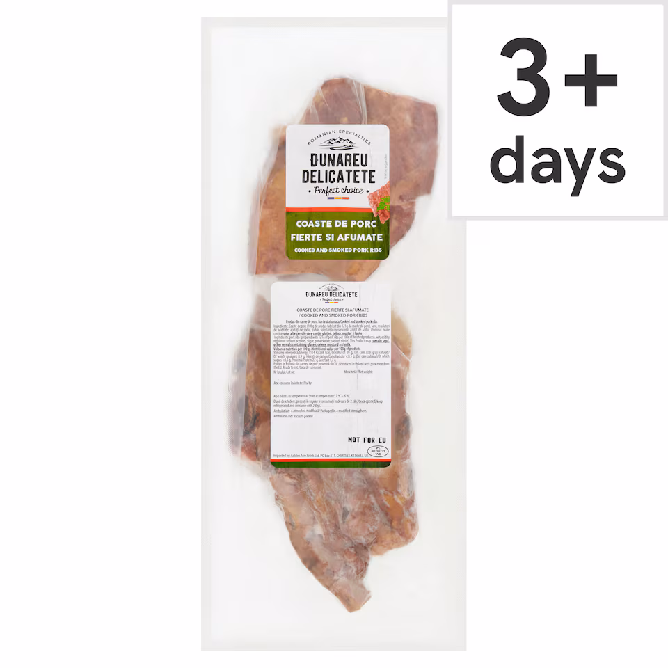 Dunareu Delicatete Smoked & Cooked Pork Ribs