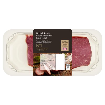 No.1 British Lamb Extra Trimmed Loin Fillet