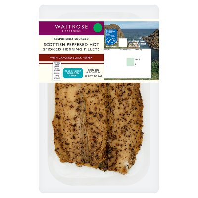 Waitrose Scottish Hot Peppered Smoked Herring Fillets