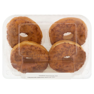 ASDA Caramel Iced Donuts 4pk
