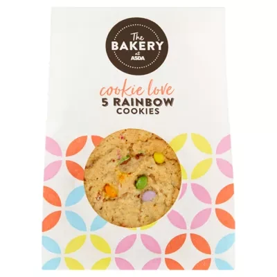 The BAKERY at ASDA The Bakery 5 Rainbow Cookies