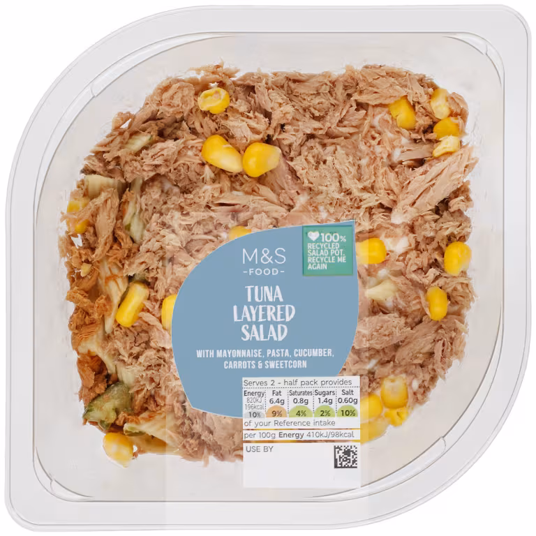 M&S Tuna Layered Salad