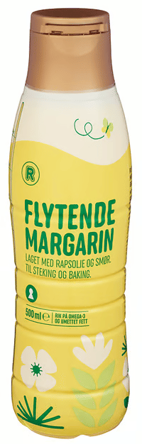Flytende Margarin m/Rapsolje 500ml Rema 1000