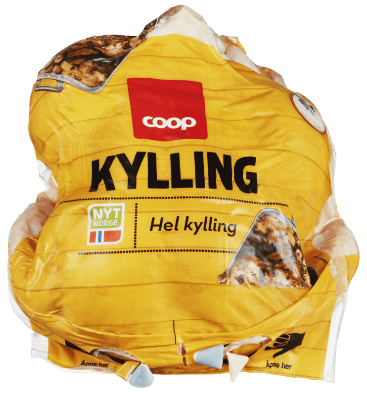 Coop Hel Rå Kylling ca 1,4kg
