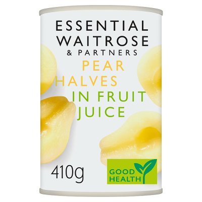 Waitrose Essential Pear Halves in Juice