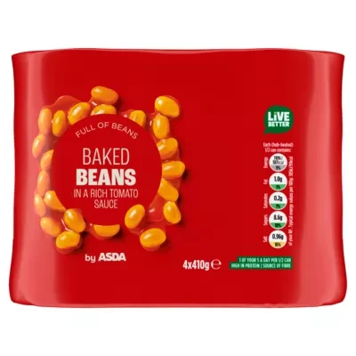 ASDA Baked Beans 4 x 410g