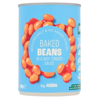 ASDA Baked Beans in a Rich Tomato Sauce 410g