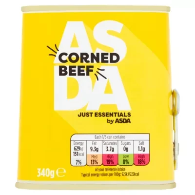 JUST ESSENTIALS by ASDA Just Essentials Corned Beef 340g