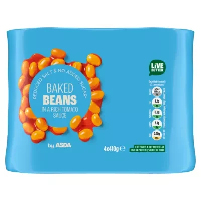 ASDA Baked Beans 4 x 410g