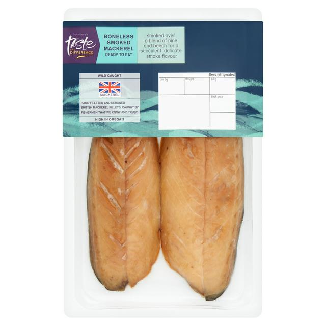 Sainsbury's Boneless Smoked Mackerel, Taste the Difference