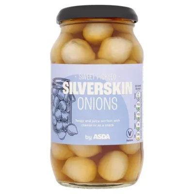 ASDA Sweet Pickled Silverskin Onions 440g