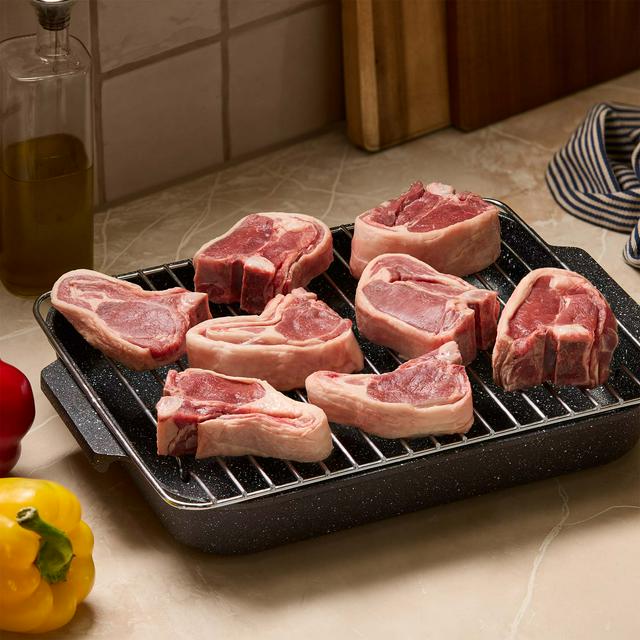 Sainsbury's Welsh Hill Lamb Chops, Taste the Difference (Approx. 1kg)