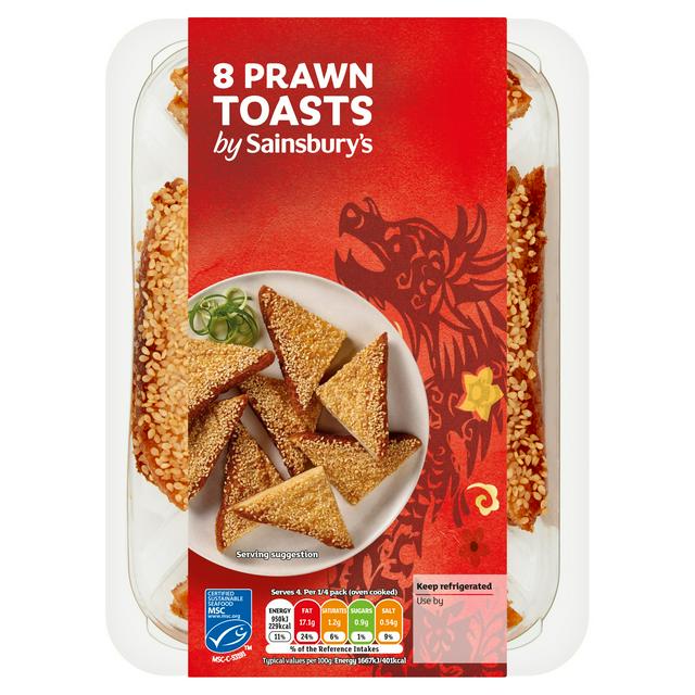Sainsbury's Prawn Toasts x8 252g