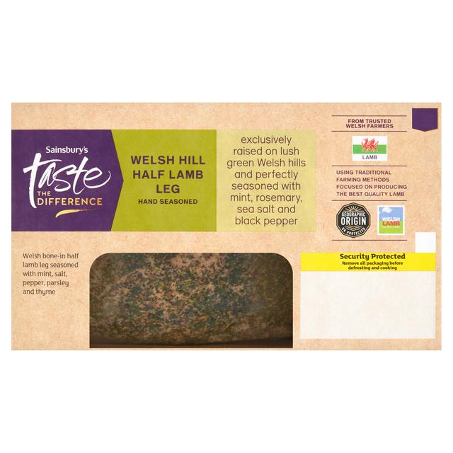 Sainsbury's Taste the Difference Welsh Hill Half Lamb Leg